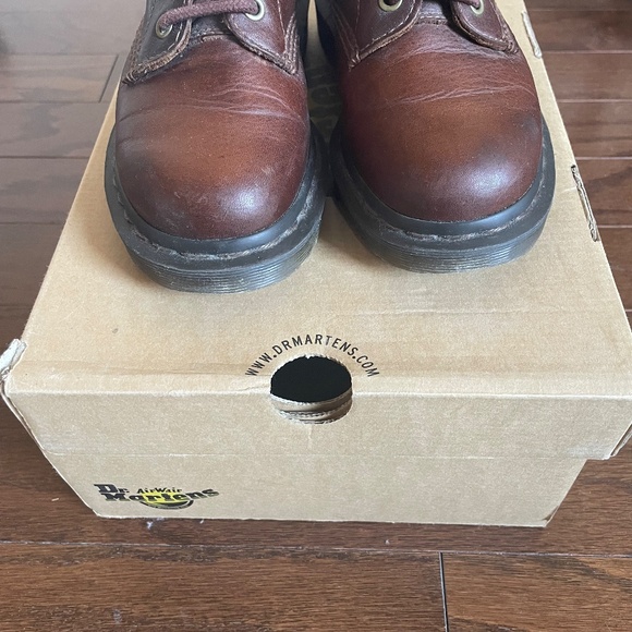 Dr. Martens 101 boots in harvest tan leather (US W5/M4) - Picture 4 of 8